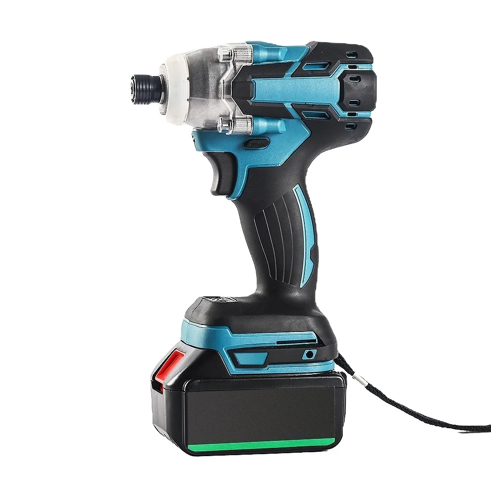 Powerful brushless lithium drill electric impact torque wrench for truck wheel
