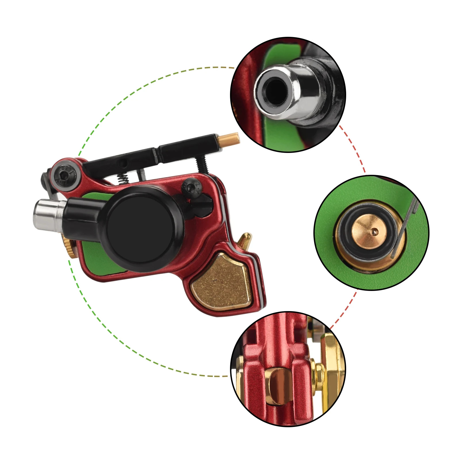 High Quality Red Tattoo Pen Machine for Wholesale Machine Equipment Tattoo Gun Professional Tattoo Machine