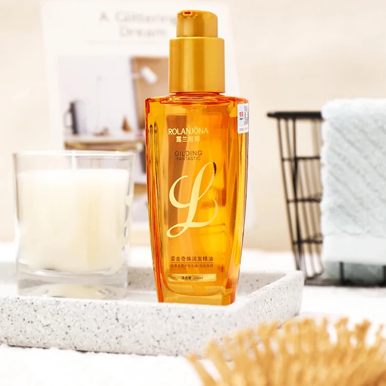 New Arrival Private Label Rolanjona GILDING FANTASTIC HAIR OIL Hair Care For Repairing Nourishing Soothing Essential Oil