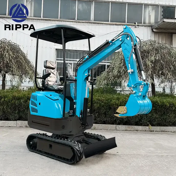 Мини-экскаватор Rippa на 1 2 тонн маленький экскаватор мини-экскаватор гидравлический микроэкскаватор