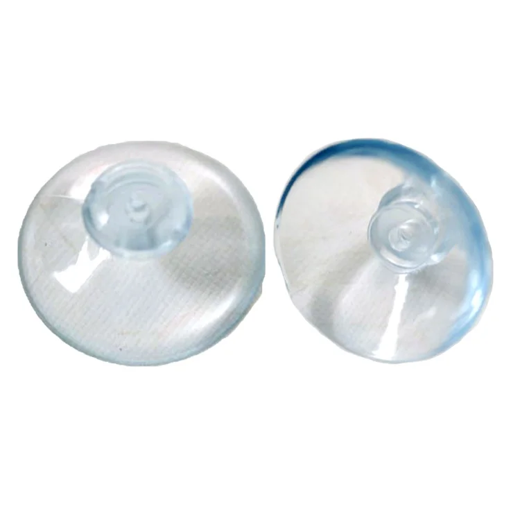 30mm Standard Transparent PVC suction cups with screw