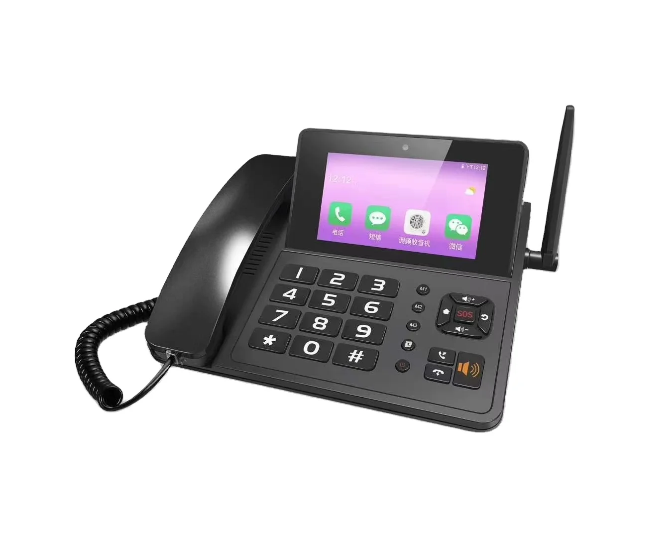 4G LTE Смарт Android сенсорный экран видео телефон с WIFI для дома офиса беспроводной Настольный телефон (1600316361306)