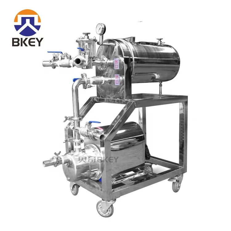 SS 304/316L Stainless Steel Magnetic Single Multi Beer Cartridge Filter Housing for Wine Oil Water Treatment