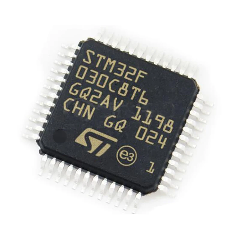 Фабрика MCU STM32F030C8T6 STM32F030 QFP48 32 бит микроконтроллер оригинальный чип