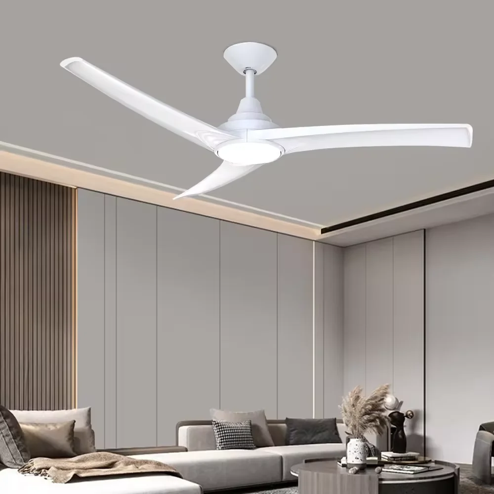 72 low profile blade luxury  48w modern rgb 220v high quality ceiling fan white ceiling fan with light and remote