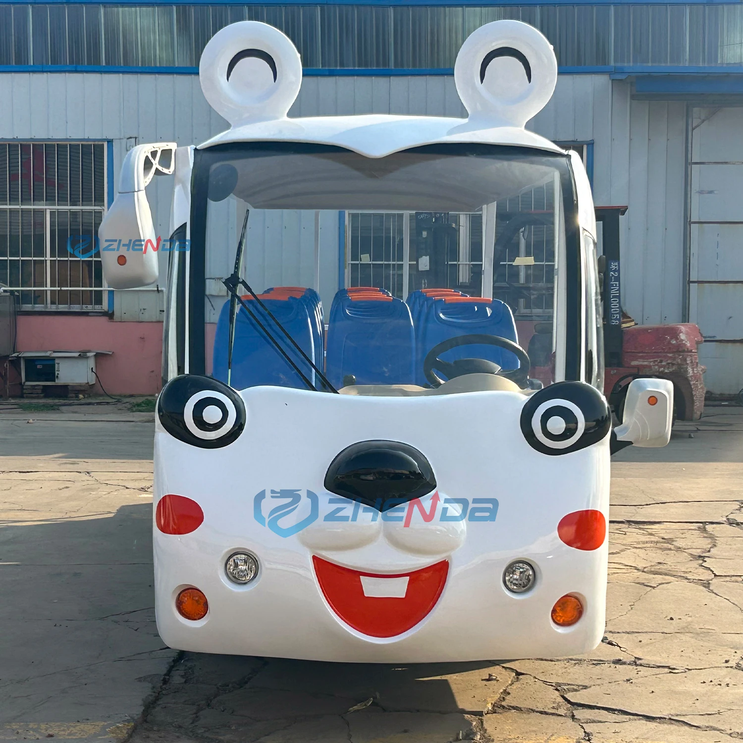 New Sightseeing Bus Arrival 17 Seaters Mini Vehicle Tourist Attractions Car Sightseeing Electric Shuttle Bus