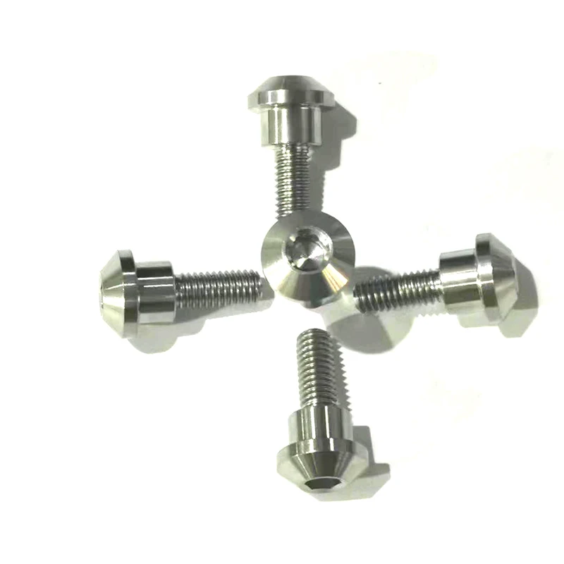 Gr5  Titanium Alloy screws Front Brake Rotor Bolts Disc Screw Kit M6x20mm