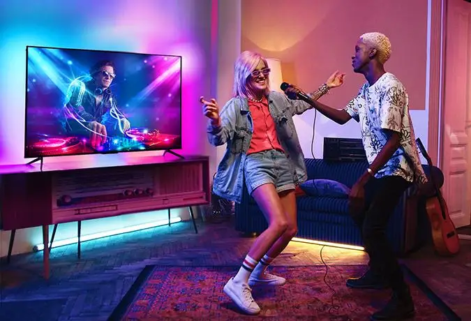 Lytmi Fantasy Essential fit with 85-90 Inch TVs enables App Control LED TV Backlight Strip Light