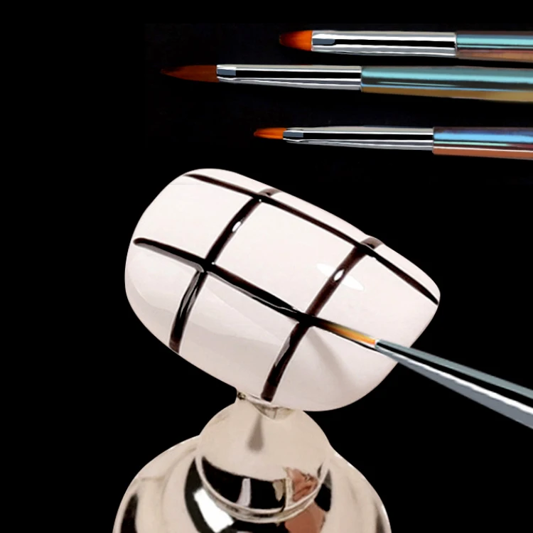 ASIANAIL  Nail Acrylic Handle Color Focus plating Nail Art Brush