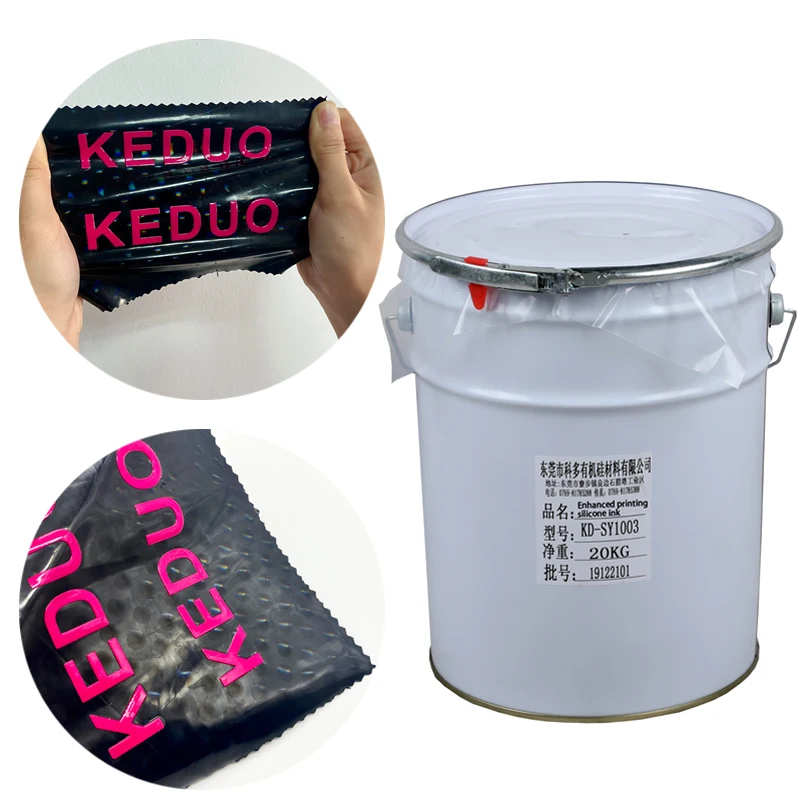 Liquid silicone plastisol ink for leather screen printing/silicone transfer printing