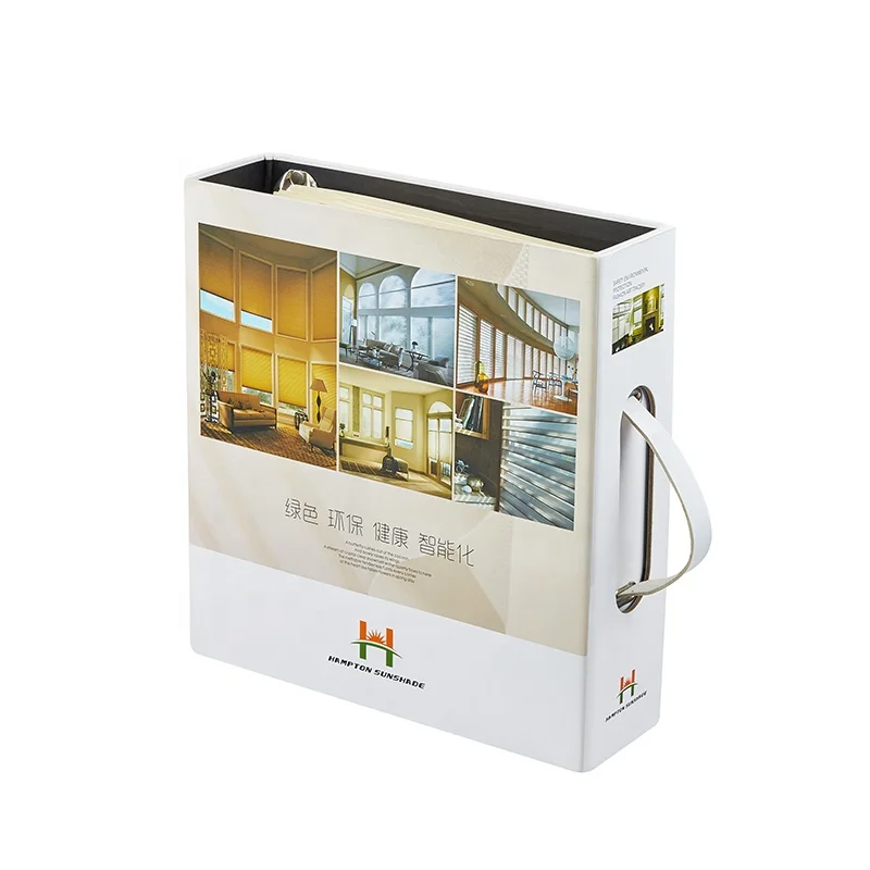 Modern Design Fashion Fabric Swatch Book Paperback Book Printing Textile Sample Books