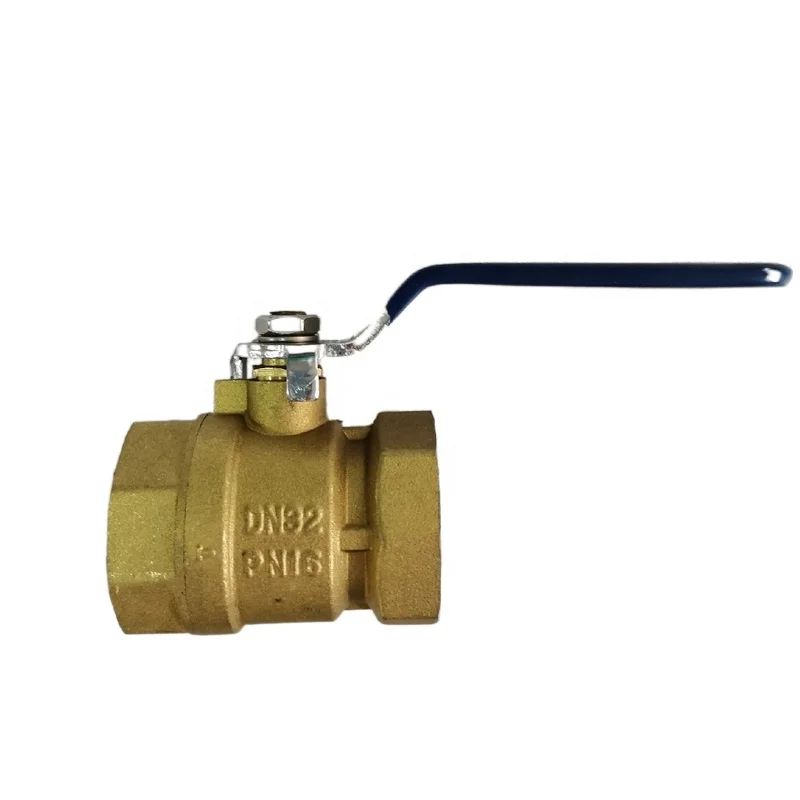Cheap Price 1 1/4 Inch Brass Ball Valve with Iron Ball and stem 480g