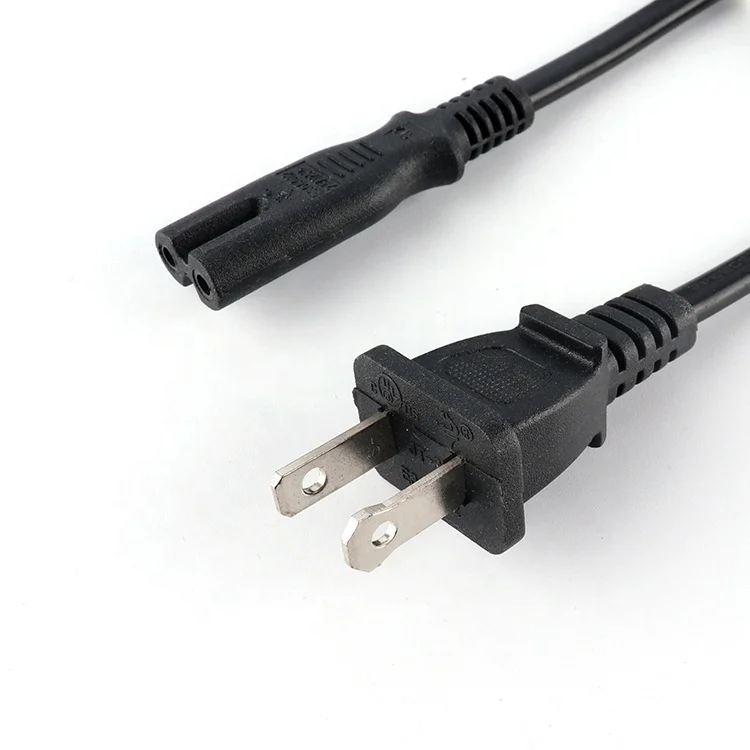 
High Quality 2 Pin 1.5m USA Type Power Cord for UNIC Projectors UC68 UC38D TV Laptop Copper 300V 18AWG AC Power Cord Power cable 