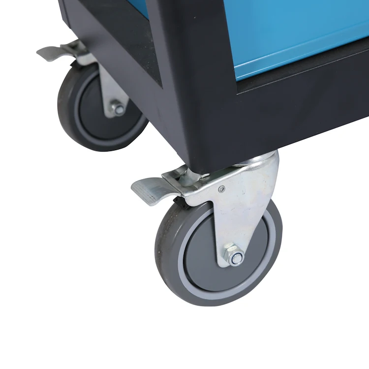 CD-3006 simple 6 or 7 drawers  storage cabinet with tools set trolley with  stainless steel table