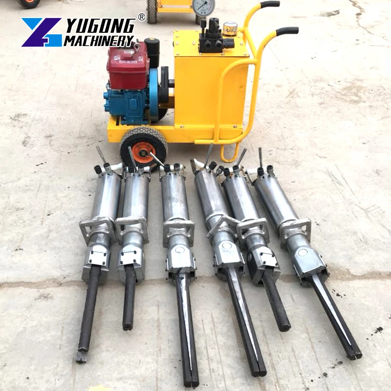 Factory 90mm-200mm Hydraulic Stone Splitting Machine Piston Rock Splitter