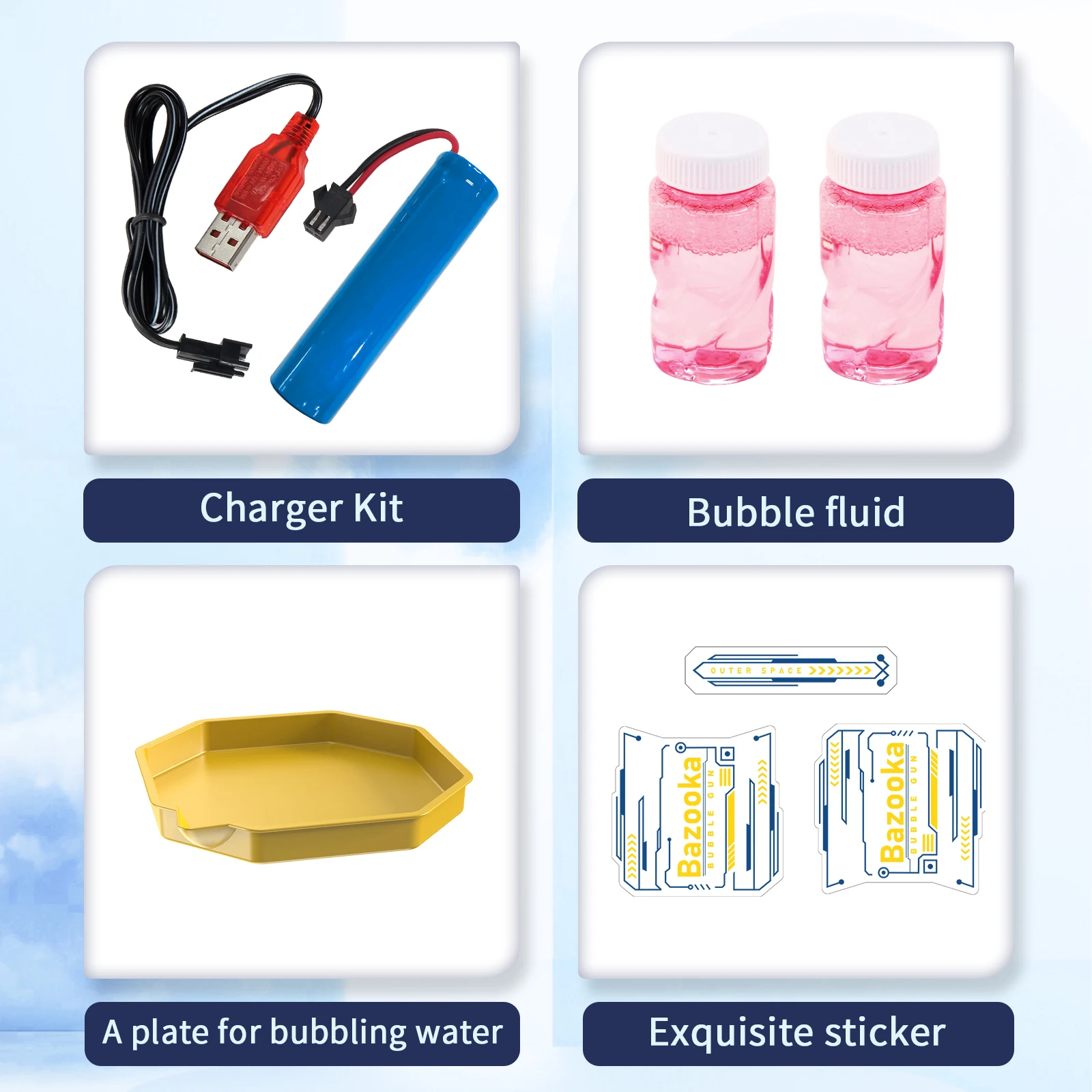 Hot Selling 69 Holes Bubble Bazooka Gun Automatic Bubble Launcher Blaster Machine Blower Maker Gun Outdoor Summer Toy Gun