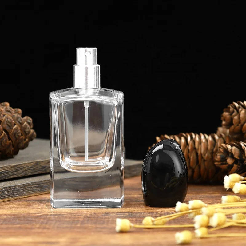 Low MOQ Modern Perfume Bottle 30ml 50ml 100ml Glass Perfume Spray Bottle Customized Perfume Bottle With Box