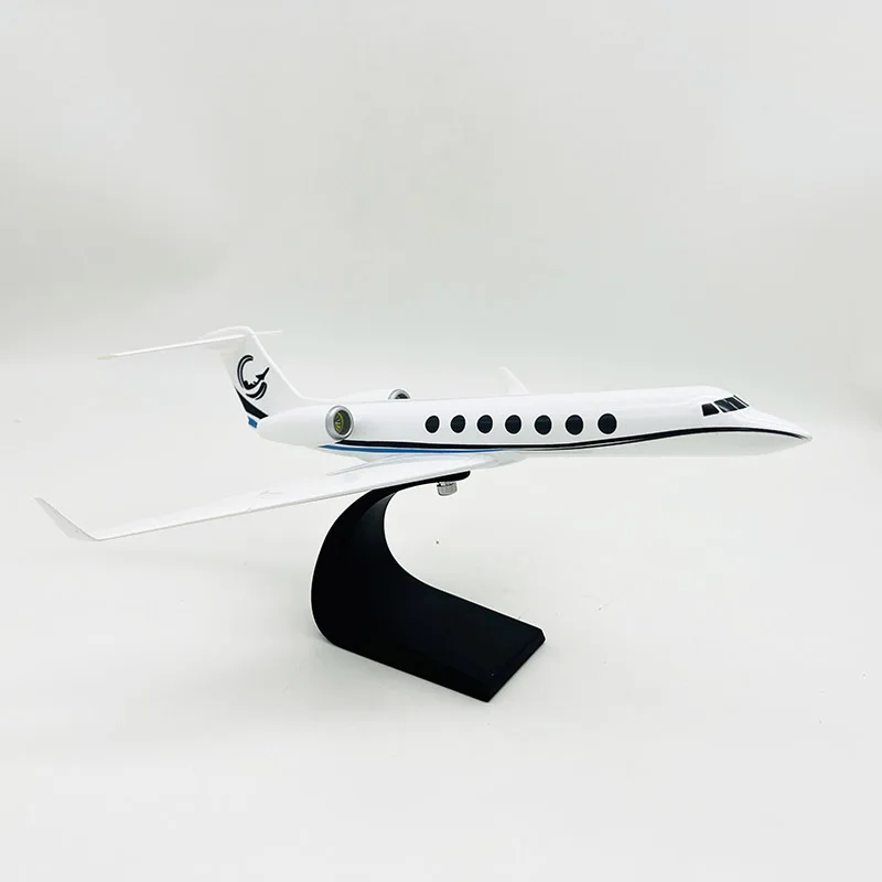 1/100 в масштабе 30 см G550 модель бизнес-джета из смолы самолет Gulfstream бизнес-самолет для настольного декора