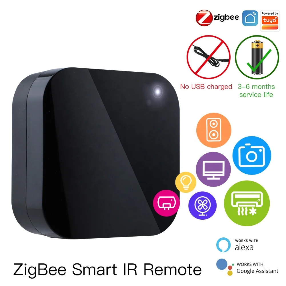 ИК-пульт ZIGBEE для умного дома инфракрасный беспроводной пульт дистанционного управления через приложение Smart Life/Tuya работает с Alexa