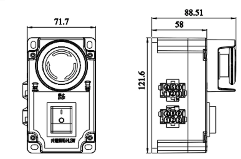 BENLEE High Quality Smart Hand held Inspection Box for Passenger Elevator Parts start Button Box