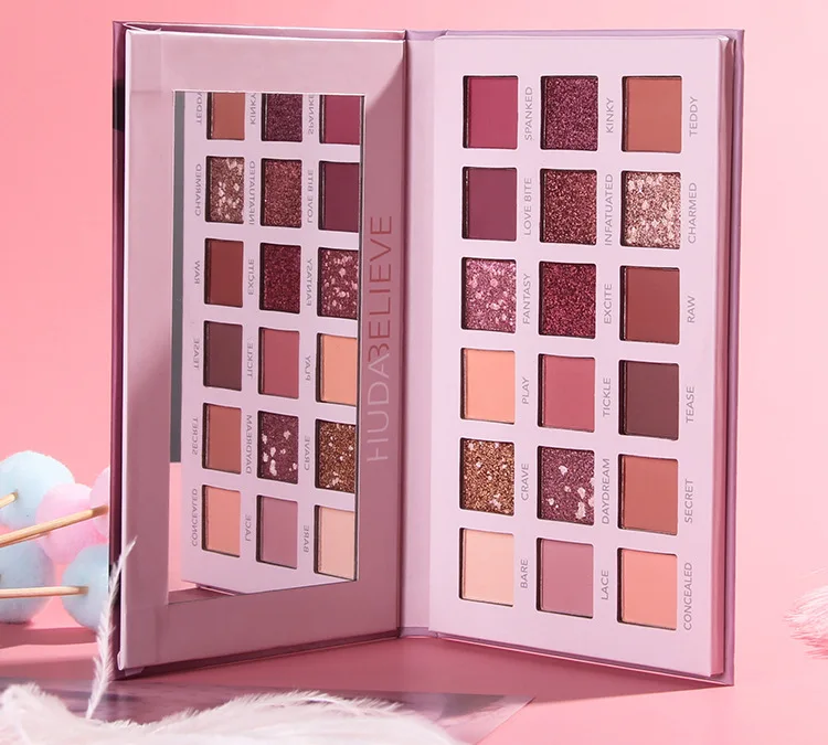 Free Shipping In The U.S. Eye Shadow Wholesale Glitter Custom high pigment glitter eyeshadow palettes