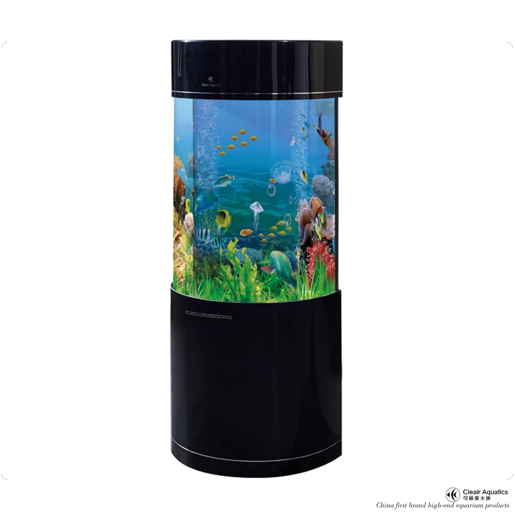36 gal semi-cylinder acrylic aquarium