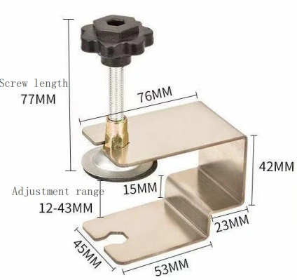 Универсальный передний монтажный зажим для выдвижного ящика набор адаптеров приспособление джига регулируемый крепежный