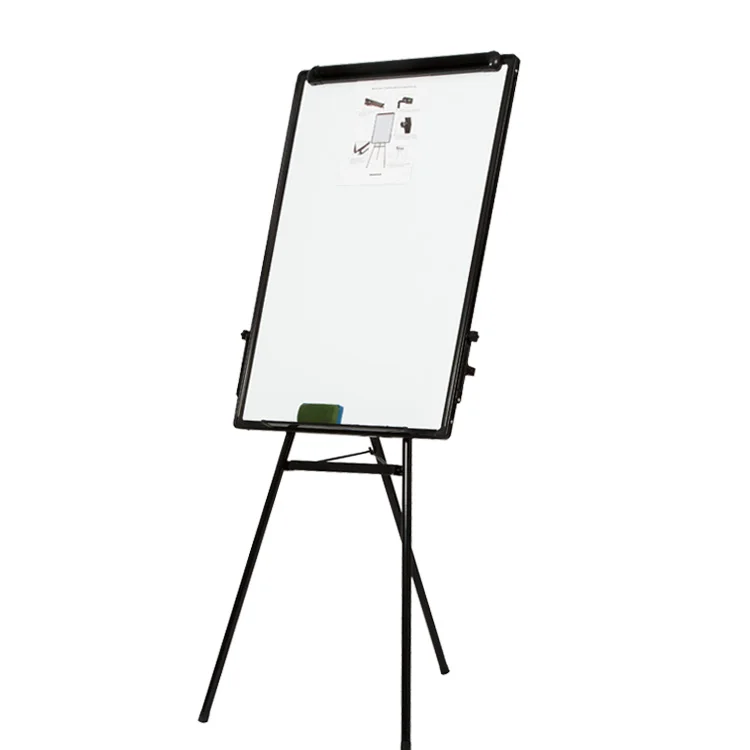Portable Foldable Magnetic White Board Stand Clip Paper Drawing Board For Office