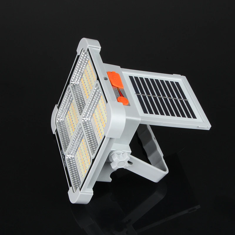 Small LED Flood Light Outdoor Camping Lamps Solar Charging Light Multi Functional Use Dimming Solar Emergency Lights