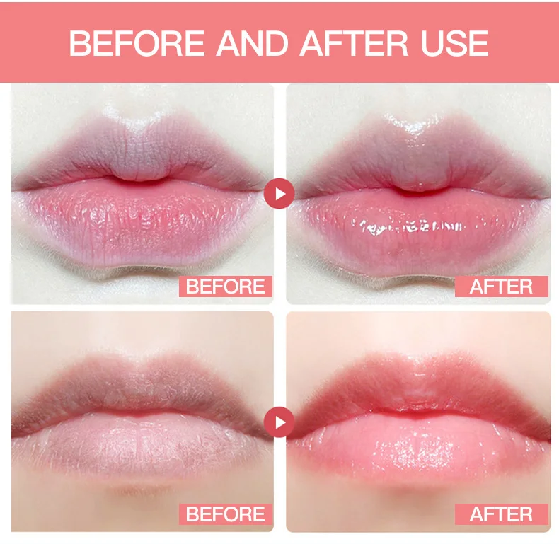 Custom Logo Beauty Makeup Private Label Vegan Organic Natural Moisturizing Overnight Sleep Balm Collagen Lip Mask