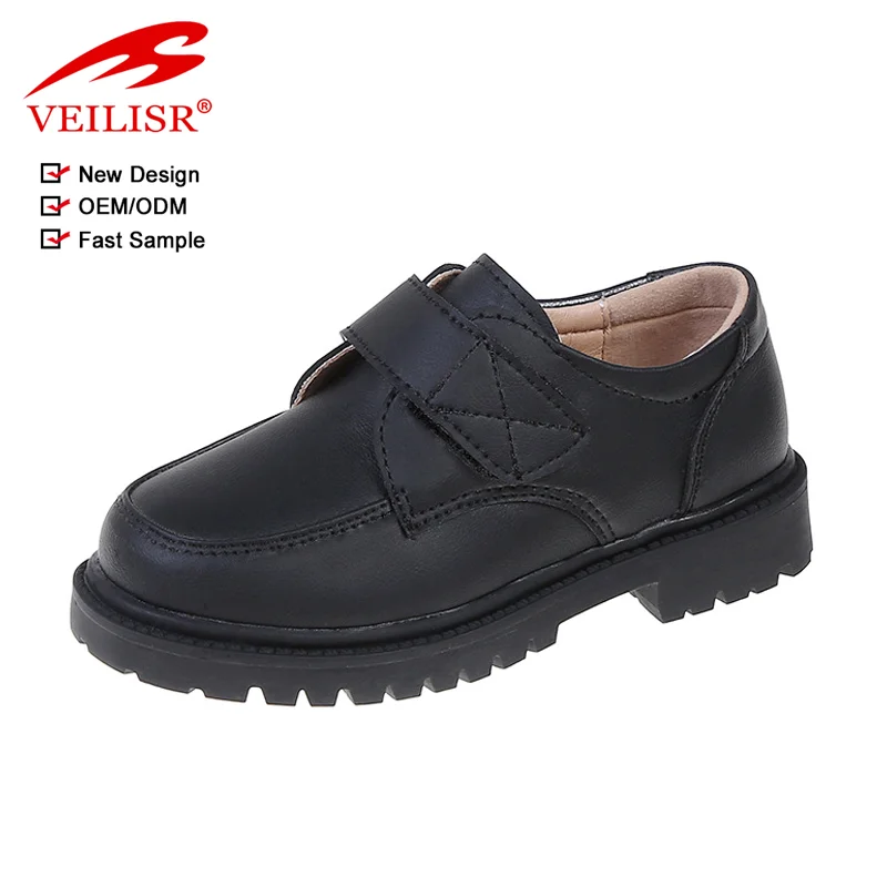 Boys Custom British Style Children Teenagers Boy Girl School Black Kids Leather Shoes Kinder Schuhe Dress Shoes School Shoes