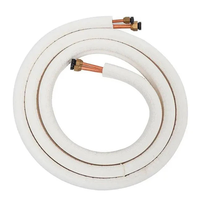 Pu Song 50 Ft Air Conditioning Copper Tubing Pipe Extension for Mini Split AC