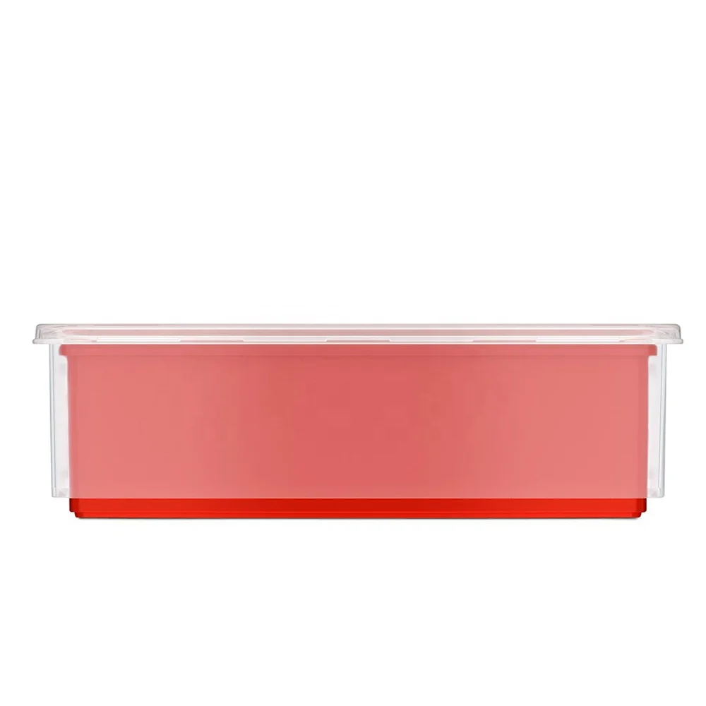 2 Layer Plastic Storage Container Cheese Storage Box For Refrigerate Butter Container