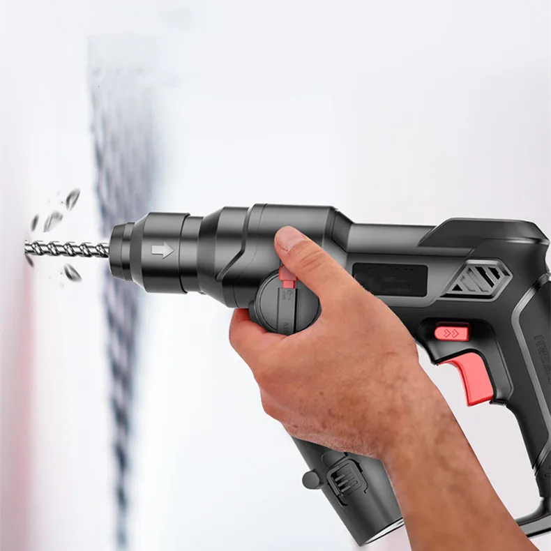 12V  Electric Power Drill Machine Rotary Drilling Machines Cordless Impact Rotary Hammer Drill