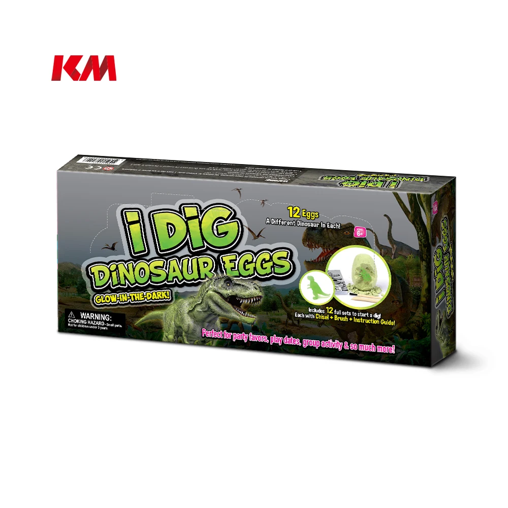 Детская игрушка, яйцо динозавра, светящийся Набор для копания, детские игрушки «сделай сам», научный Набор предметов для копания и открытия