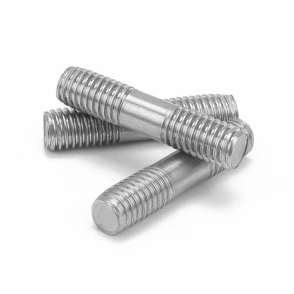 TOBO Double-ended wire teeth DIN835 high quality carbon steel stud nuts