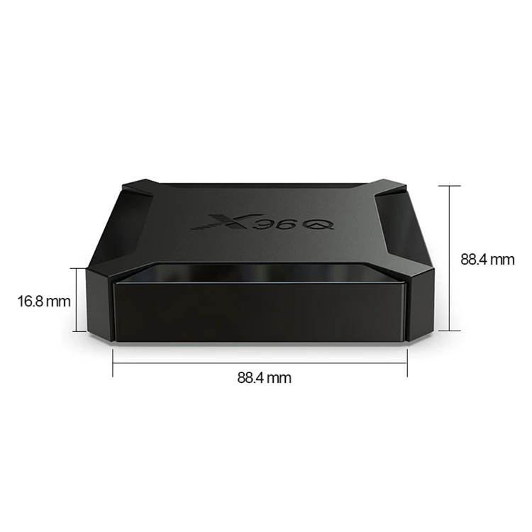  Android 10 0 X96Q Smart TV BOX Allwinner H313 Quad Core 2 Гб оперативной памяти 16 встроенной VS X96 Max plus 4G 4K с Wi-Fi Декодер каналов кабельного телевидения 1 ГБ 8