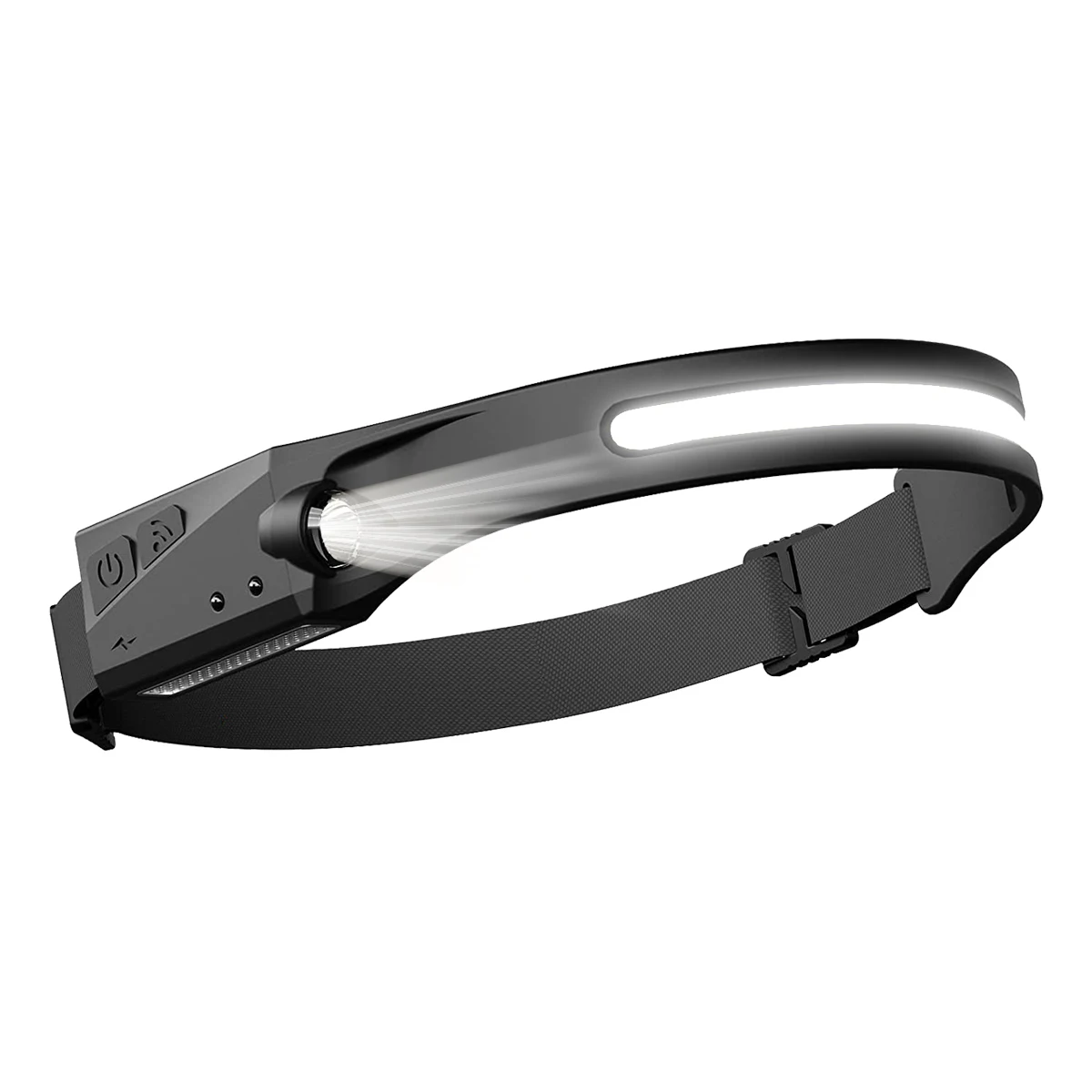 230 Degrees Wide Beam Spotlight Brightest And Most Durable Rechargeable Running Headlamp