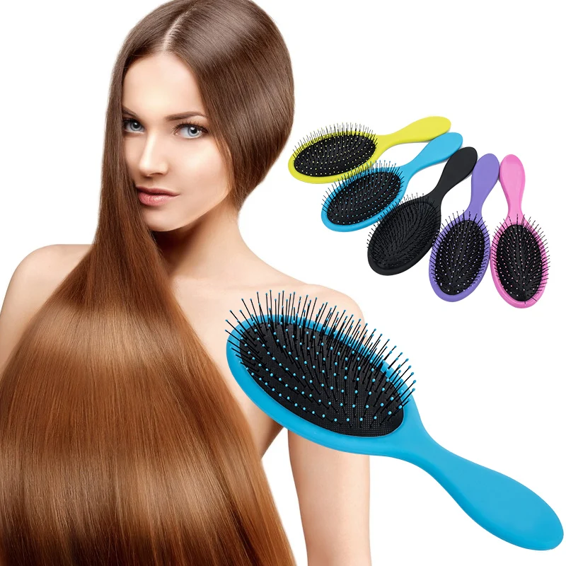 
hair smoothing comb massage scalp ribs comb Detangler Natural Hair Brush Curly Plastic massage Comb 