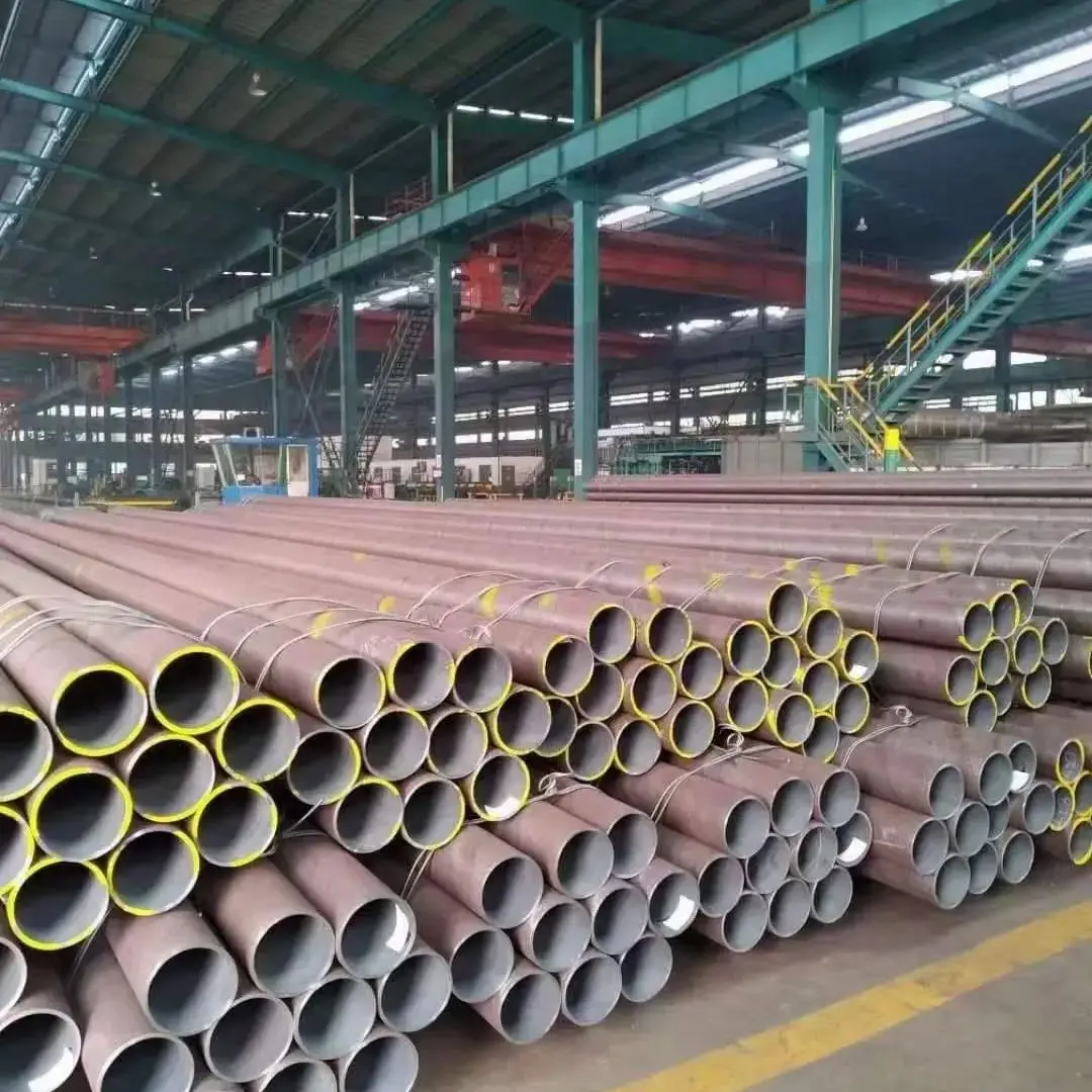 ASTM A106 A53 Gr.B A336 API 5L Galvanized/Stainlesss/Ms Alloy Large Diameter Thick Wall Sch40 Q235B Carbon Seamless Steel Pipe