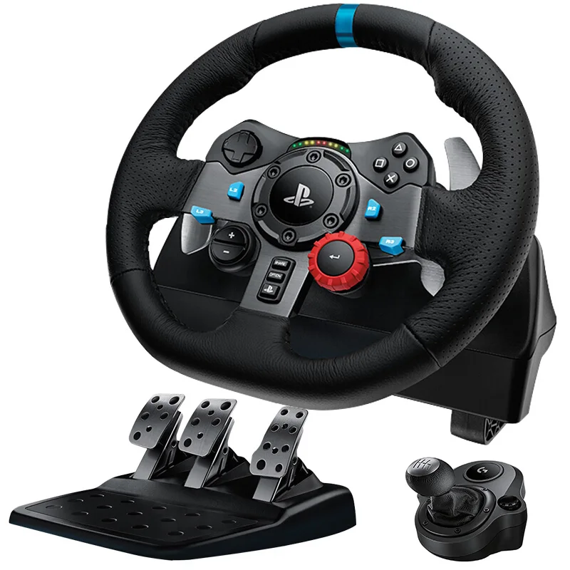 
Hot Logitech G29 Racing Steering Wheel with Pedals and Driving Force Shifter for PS5, PS4, PS3 and PC 