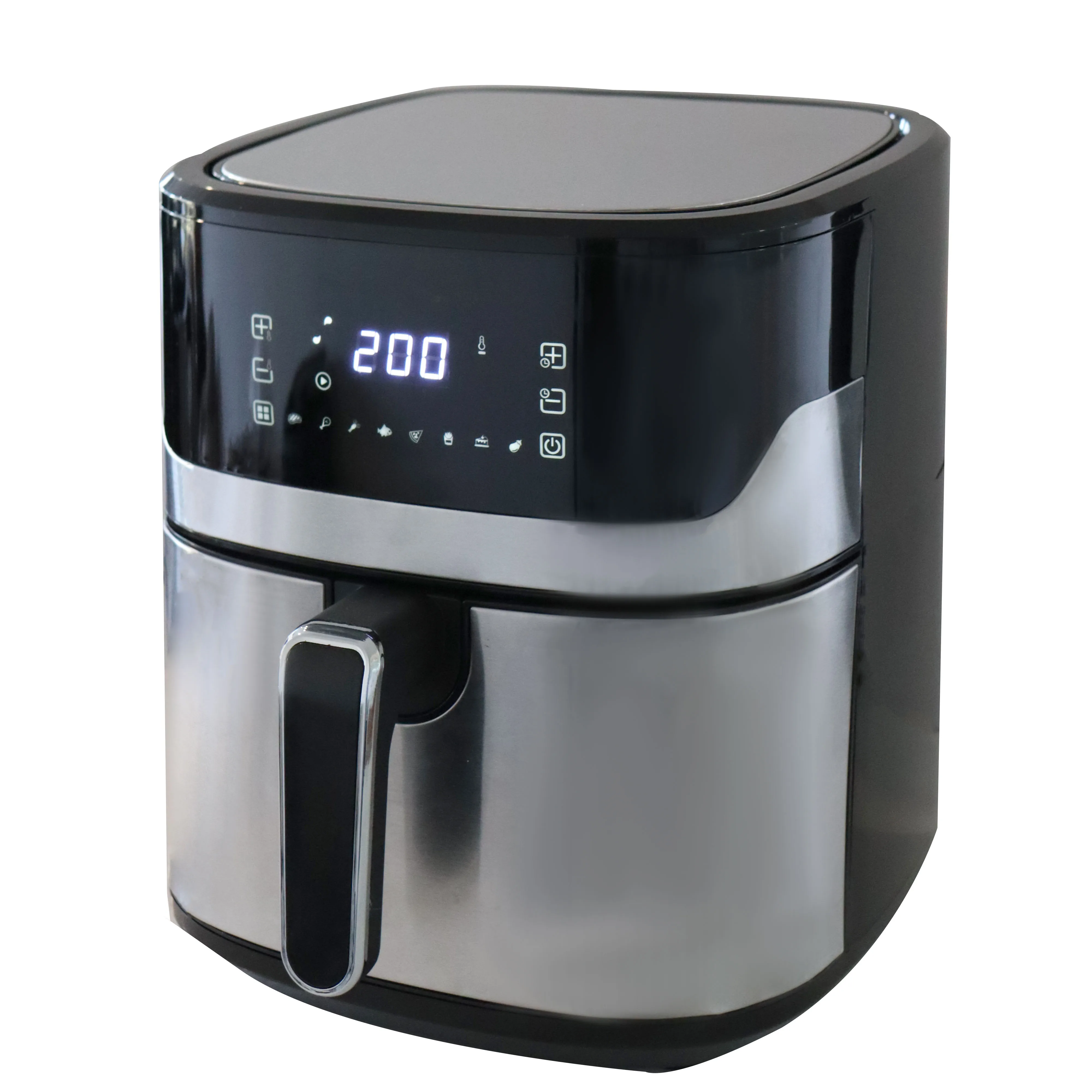 6L new design digital Air fryer grill XXL multifryer with stainless steel drawer freidora de aire sin aceite