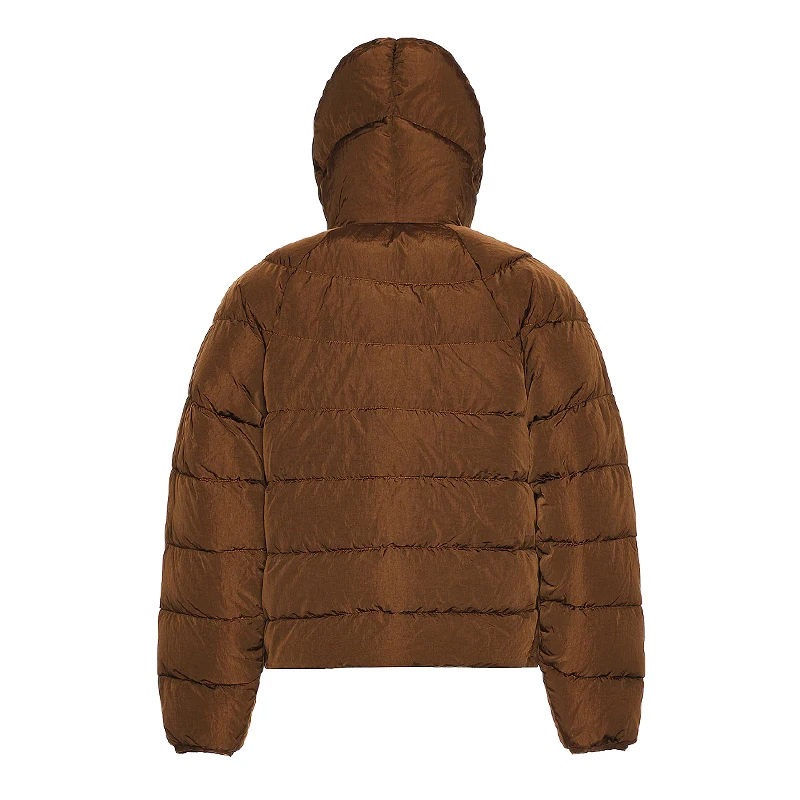 OEM Long Sleeve Googles Hooded Mask Quilted Puffer Jacket Men