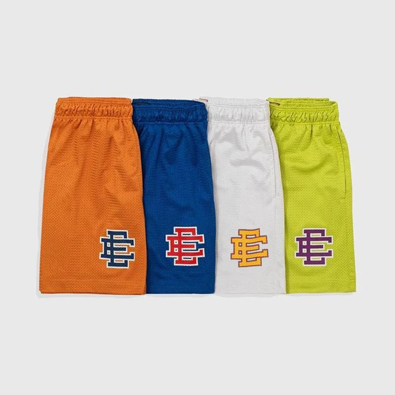 2022 High Quality Custom Shorts Basketball Polyester Elastic Men Short Pants Ee Mesh Shorts