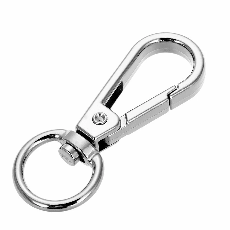 Purse Hardware Keychain Hooks for Bag Making Lanyard Snap Hooks Metal Swivel Clasps Buckle, llavero de metal