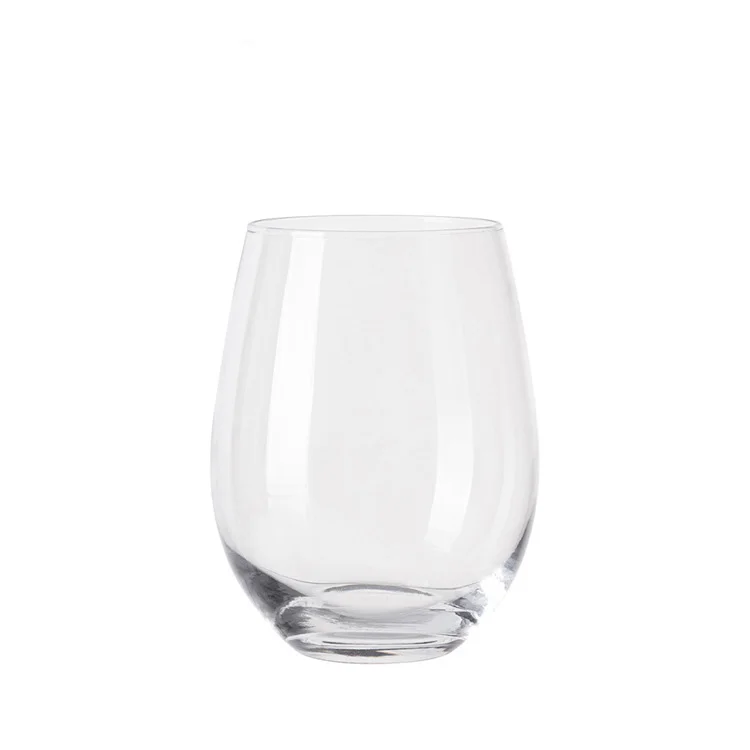 550ml 19oz Spirits Stemless Wine Glasses for Red or White Wine