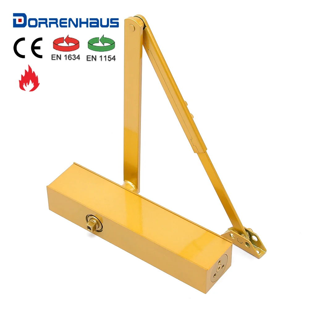 DORRENHAUS D3000S Gold CE сертифицированный евро Автоматический Гидравлический регулируемый Дверной доводчик из