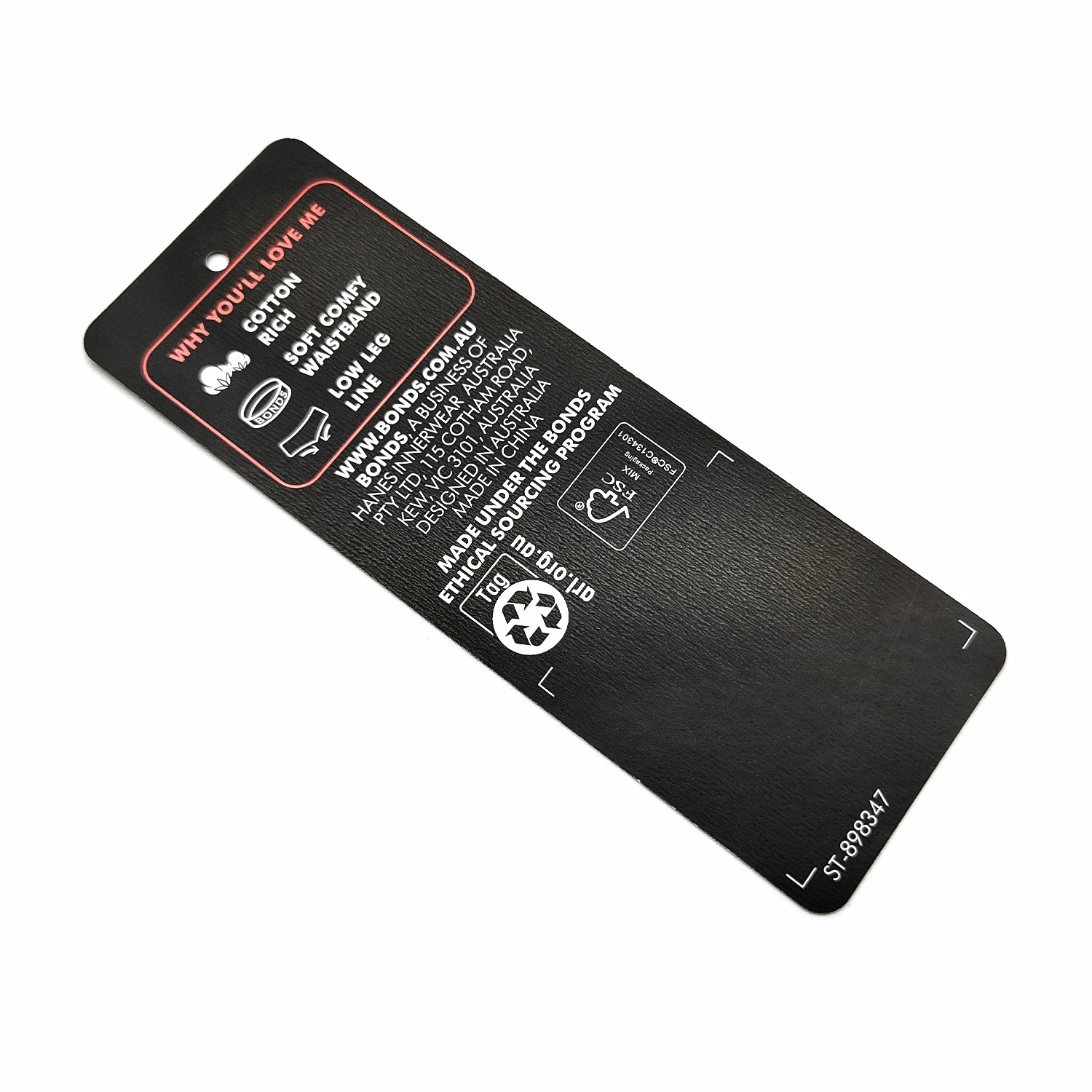 Factory Price clothing custom garment reusable recycled hang tag string neck paper hang tag for water bottle