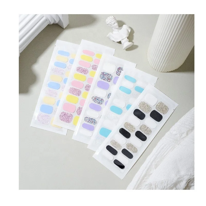 new magic technology gel nail wraps no need uv lamp no need top coat