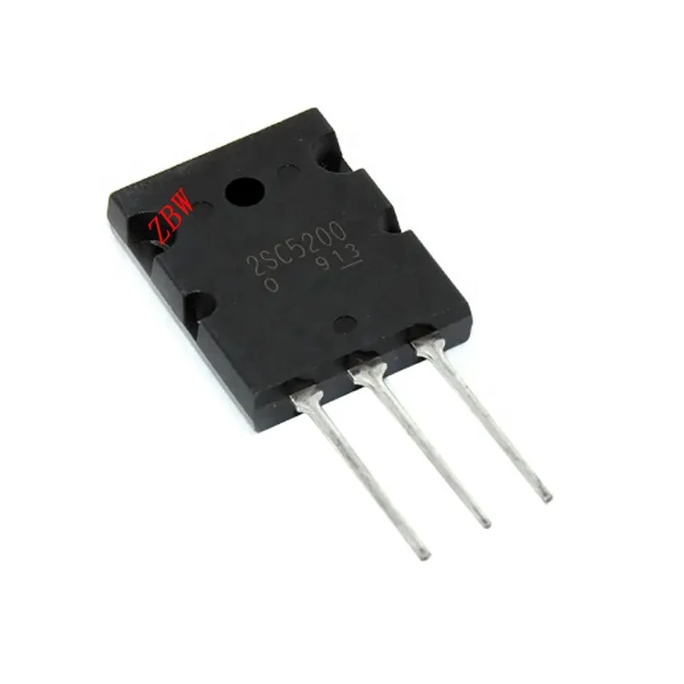 ZBW NPN PNP 230V 15A 150W audio transistor 2sc5200 2sa1943,power amplifier transistor 2sa1943 2sc5200,power transistor